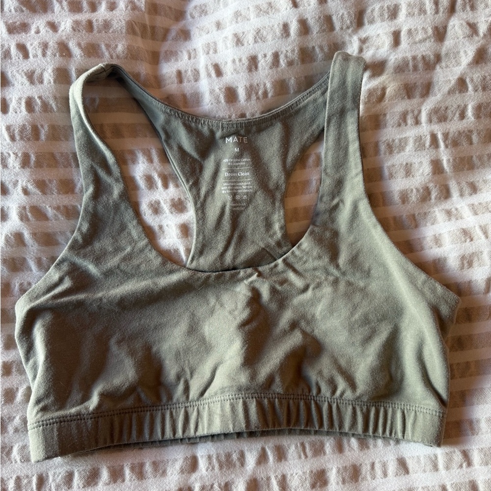 Mate the Label Organic Stretch Sports Bra